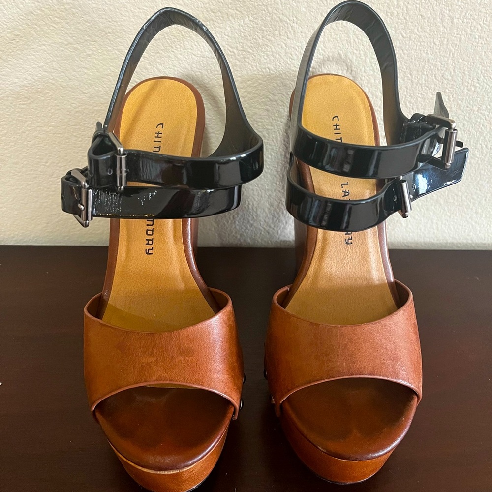 Chinese Laundry Jungle Gym Wedges Size 7